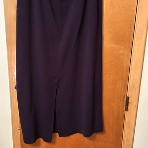 Windridge Cheryl Nash purple knit skirt XL